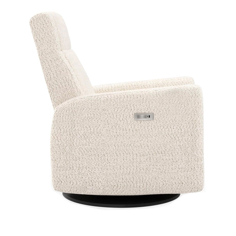 Fauteuil Berçant et Pivotant Nelly - Puppy Pearl / Noir avec Mécanisme Électrique-Jaymar BB-JAM-525-PUPPY-11-CLÉMENT