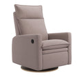 Fauteuil Berçant et Pivotant Arya - Arlo Beige (Tissu résistant aux taches)-Jaymar BB-JAM-522-ARLO-96-CLÉMENT