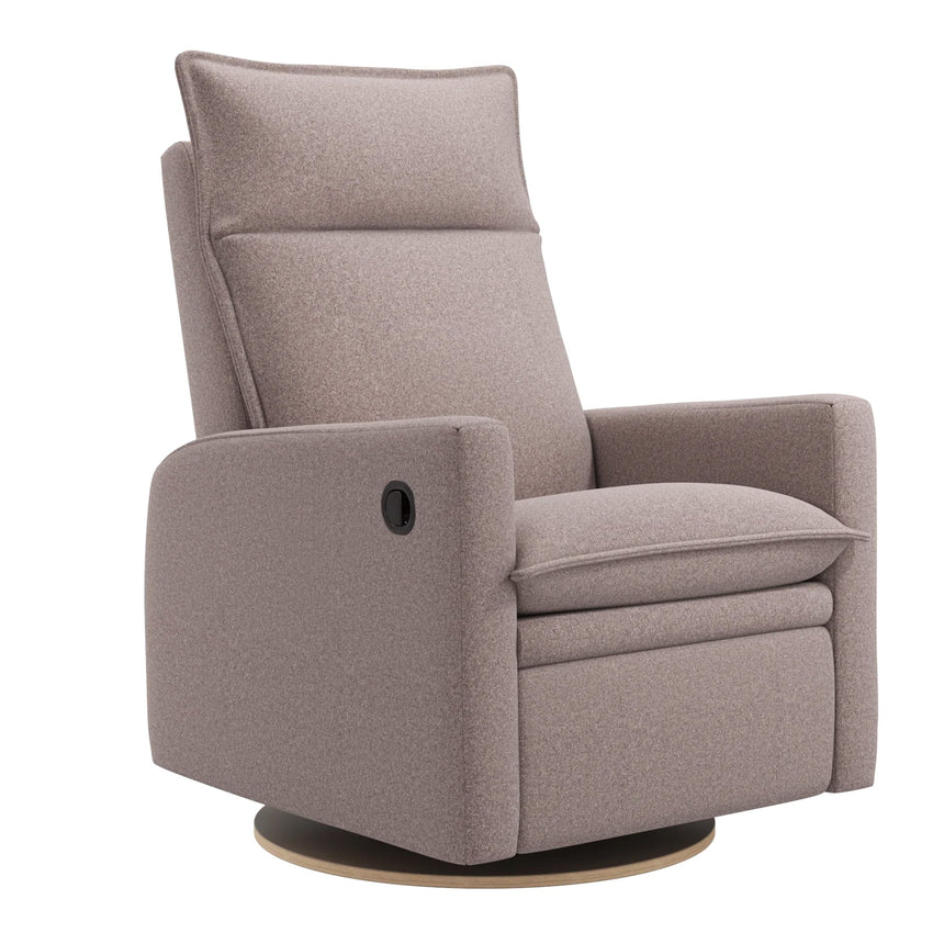 Fauteuil Berçant et Pivotant Arya - Arlo Beige (Tissu résistant aux taches)-Jaymar BB-JAM-522-ARLO-96-CLÉMENT