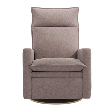 Fauteuil Berçant et Pivotant Arya - Arlo Beige (Tissu résistant aux taches)-Jaymar BB-JAM-522-ARLO-96-CLÉMENT