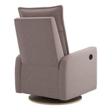 Fauteuil Berçant et Pivotant Arya - Arlo Beige (Tissu résistant aux taches)-Jaymar BB-JAM-522-ARLO-96-CLÉMENT