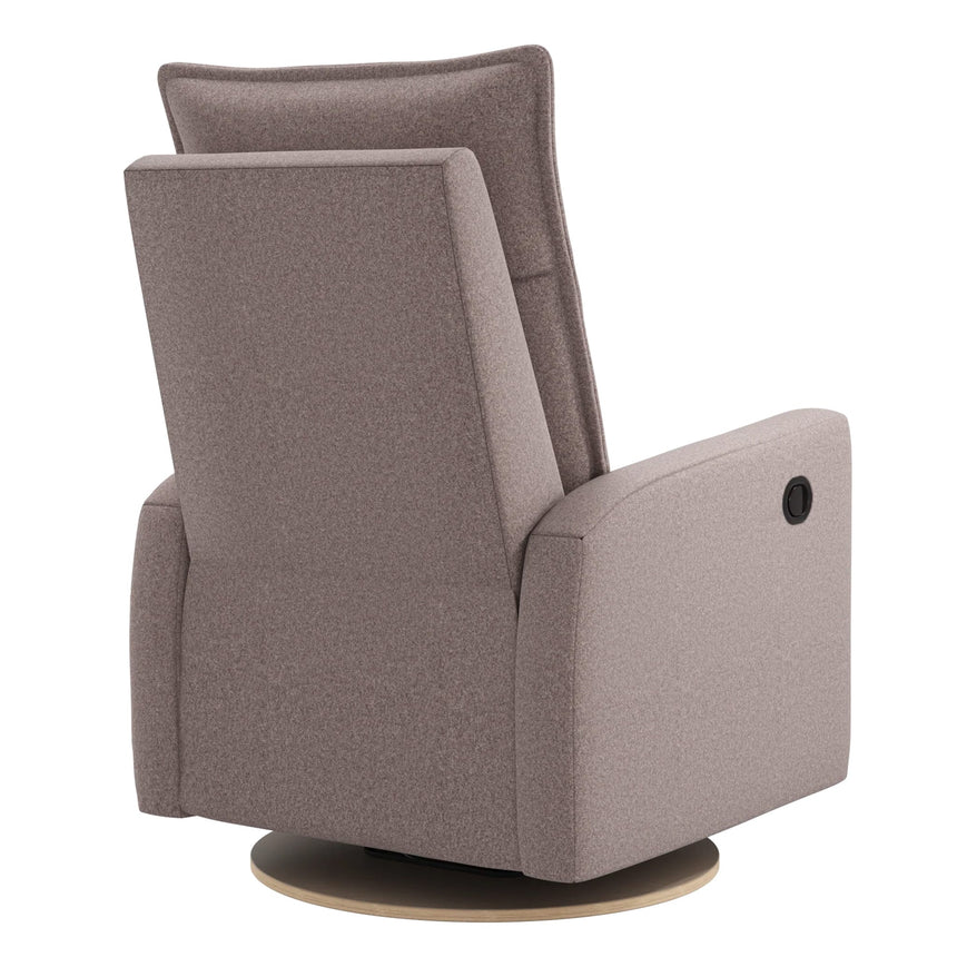 Fauteuil Berçant et Pivotant Arya - Arlo Beige (Tissu résistant aux taches)-Jaymar BB-JAM-522-ARLO-96-CLÉMENT