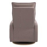 Fauteuil Berçant et Pivotant Arya - Arlo Beige (Tissu résistant aux taches)-Jaymar BB-JAM-522-ARLO-96-CLÉMENT