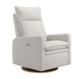 Fauteuil Berçant et Pivotant Arya avec Mécanisme Électrique - Tissu Anti-tache Alta™ 10-Jaymar BB-JAM-526-ALTA-10-CLÉMENT