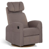 Fauteuil Berçant Inclinable Pivotant Hailey - Arlo Beige (Tissu résistant aux taches)-Jaymar BB-JAM-523-ARLO-096-CLÉMENT