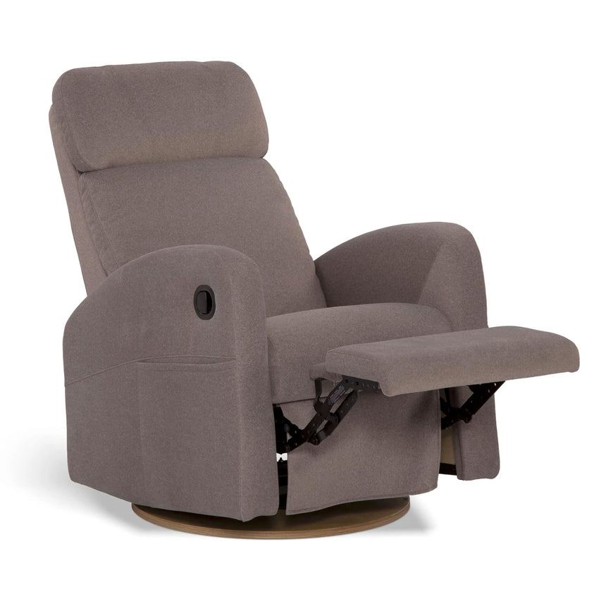 Fauteuil Berçant Inclinable Pivotant Hailey - Arlo Beige (Tissu résistant aux taches)-Jaymar BB-JAM-523-ARLO-096-CLÉMENT