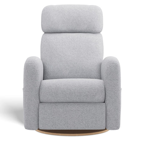 Fauteuil Berçant Inclinable Pivotant Hailey - Arlo Heather Silver (Tissu résistant aux taches)-Jaymar BB-JAM-523-ARLO-57-CLÉMENT