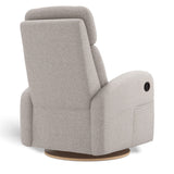 Fauteuil Berçant Inclinable Pivotant Hailey - Arlo Pearl (Tissu résistant aux taches)-Jaymar BB-JAM-523-ARLO-601-CLÉMENT
