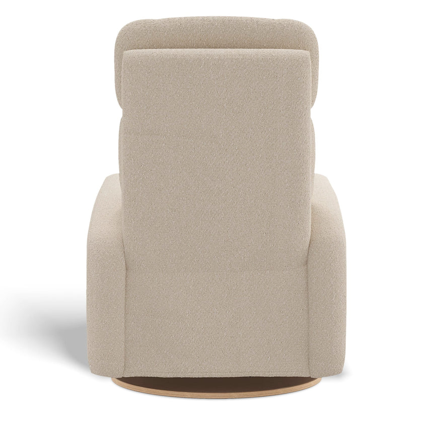 Fauteuil Berçant Inclinable Pivotant Hailey - Beyond Sheep Cream-Jaymar BB-JAM-523-BEYON-14-CLÉMENT
