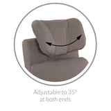 Fauteuil Berçant Inclinable Pivotant Hailey - Como Dove Grey-Jaymar BB-JAM-523-COMO-61-CLÉMENT
