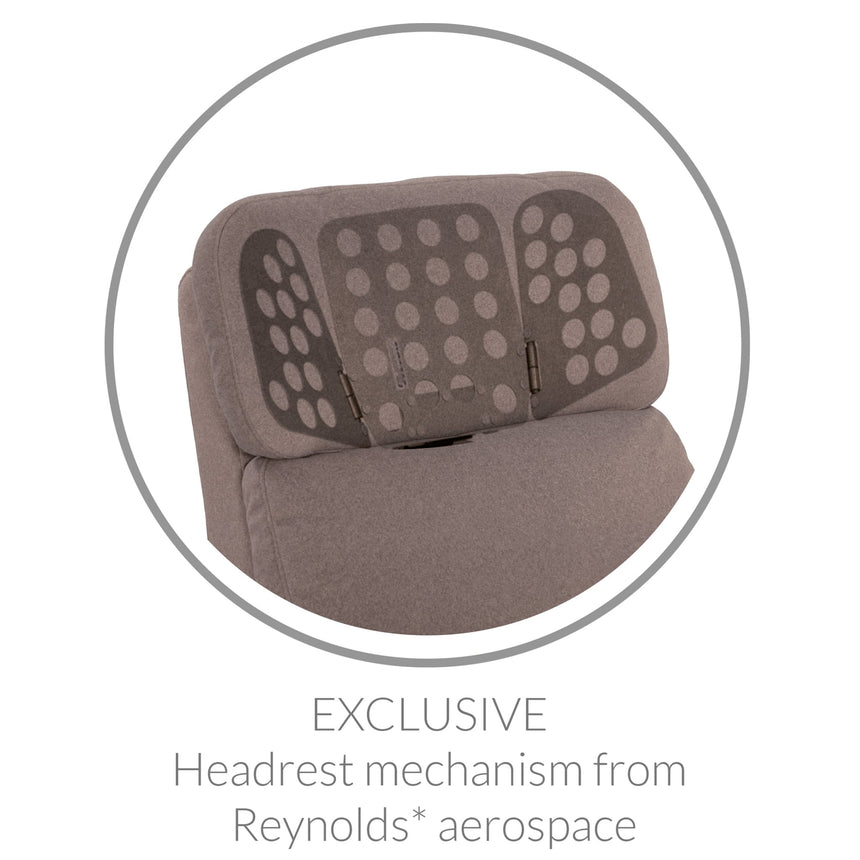 Fauteuil Berçant Inclinable Pivotant Hailey - Nexus Charcoal-Jaymar BB-JAM-523-NEXUS-59-CLÉMENT