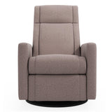 Fauteuil Berçant et Pivotant Nelly - Arlo Beige avec Mécanisme Électrique (Tissu résistant aux taches)-Jaymar BB-JAM-525-ARLO-96-CLÉMENT