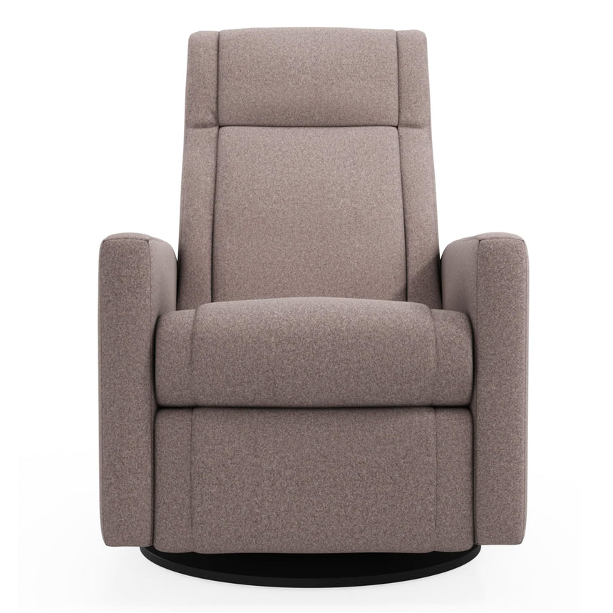 Fauteuil Berçant et Pivotant Nelly - Arlo Beige avec Mécanisme Électrique (Tissu résistant aux taches)-Jaymar BB-JAM-525-ARLO-96-CLÉMENT