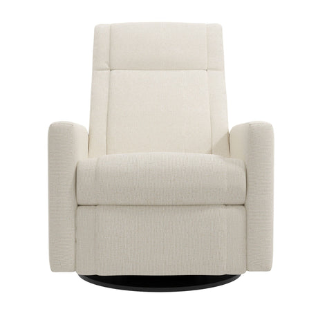 Grand Fauteuil Berçant et Pivotant Nelly avec Mécanisme Électrique - Tissu Anti-tache Alta™ 10-Jaymar BB-JAM-525295ALTA10-CLÉMENT