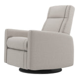 Grand Fauteuil Berçant et Pivotant Nelly avec Mécanisme Électrique - Arlo Heather Pearl (Tissu résistant aux taches)-Jaymar BB-JAM-525295ARL601-CLÉMENT