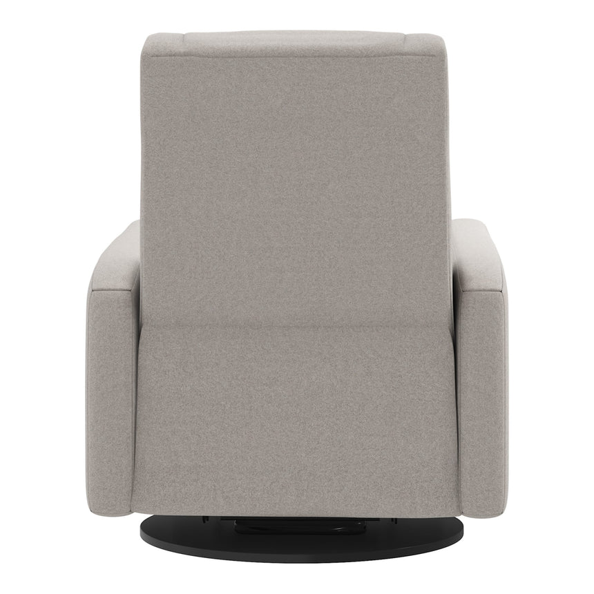 Grand Fauteuil Berçant et Pivotant Nelly avec Mécanisme Électrique - Arlo Heather Pearl (Tissu résistant aux taches)-Jaymar BB-JAM-525295ARL601-CLÉMENT