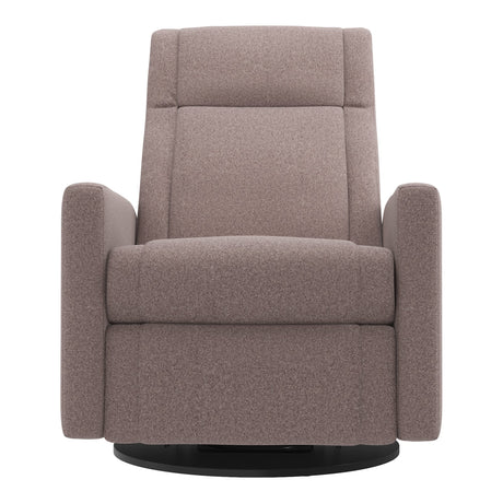 Grand Fauteuil Berçant et Pivotant Nelly avec Mécanisme Électrique - Arlo Beige (Tissu résistant aux taches)-Jaymar BB-JAM-525295ARLO96-CLÉMENT