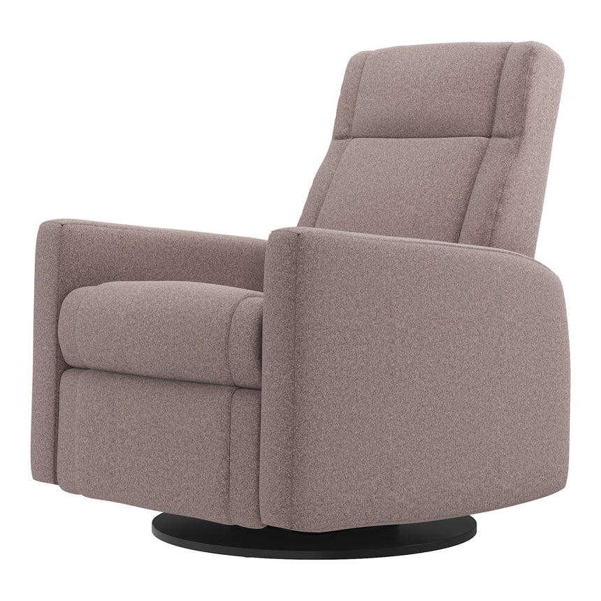 Grand Fauteuil Berçant et Pivotant Nelly avec Mécanisme Électrique - Arlo Beige (Tissu résistant aux taches)-Jaymar BB-JAM-525295ARLO96-CLÉMENT