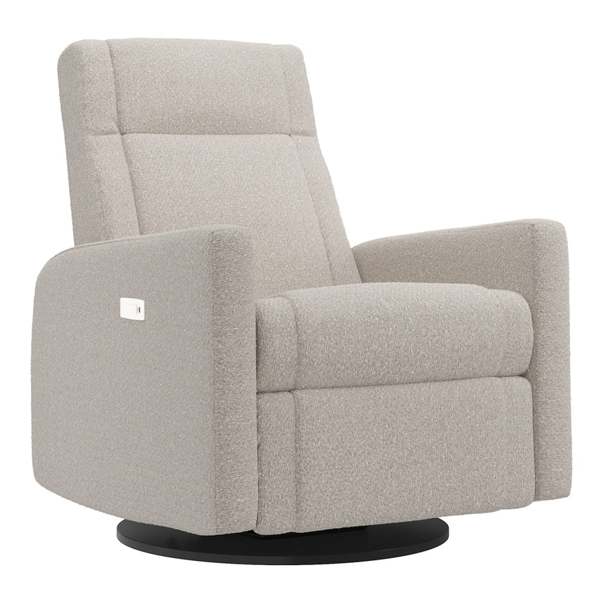 Grand Fauteuil Berçant et Pivotant Nelly avec Mécanisme Électrique - Beyond Sheep Vanilla-Jaymar BB-JAM-525295BEYO11-CLÉMENT