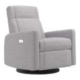 Grand Fauteuil Berçant et Pivotant Nelly avec Mécanisme Électrique - Como Dove Grey-Jaymar BB-JAM-525295COMO61-CLÉMENT