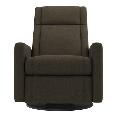 Grand Fauteuil Berçant et Pivotant Nelly avec Mécanisme Électrique - Tissu Anti-tache Mojo Espresso-Jaymar BB-JAM-525295ESP006-CLÉMENT