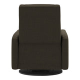 Grand Fauteuil Berçant et Pivotant Nelly avec Mécanisme Électrique - Tissu Anti-tache Mojo Espresso-Jaymar BB-JAM-525295ESP006-CLÉMENT