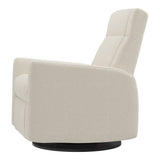 Grand Fauteuil Berçant et Pivotant Nelly avec Mécanisme Électrique - Henequen (Tissu anti-tache)-Jaymar BB-JAM-525295HENE01-CLÉMENT