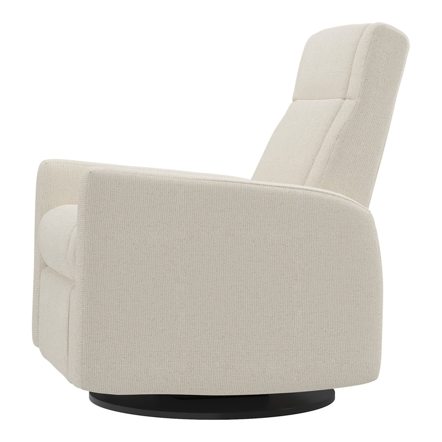Grand Fauteuil Berçant et Pivotant Nelly avec Mécanisme Électrique - Henequen (Tissu anti-tache)-Jaymar BB-JAM-525295HENE01-CLÉMENT
