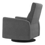 Grand Fauteuil Berçant et Pivotant Nelly avec Mécanisme Électrique - Nexus Charcoal-Jaymar BB-JAM-525295NEXU59-CLÉMENT