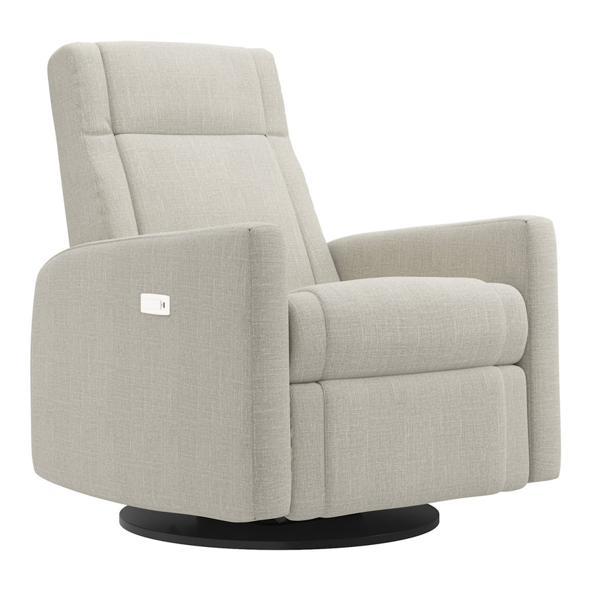 Grand Fauteuil Berçant et Pivotant Nelly avec Mécanisme Électrique - Nubia Ivoire-Jaymar BB-JAM-525295NUBIA1-CLÉMENT