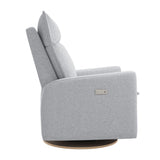 Fauteuil Berçant et Pivotant Arya - Arlo 57 avec Mécanisme Électrique (Tissu résistant aux taches)-Jaymar BB-JAM-526-ARLO-57-CLÉMENT