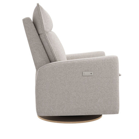 Fauteuil Berçant et Pivotant Arya - Arlo Pearl avec Mécanisme Électrique (Tissu résistant aux taches)-Jaymar BB-JAM-526-ARLO-601-CLÉMENT