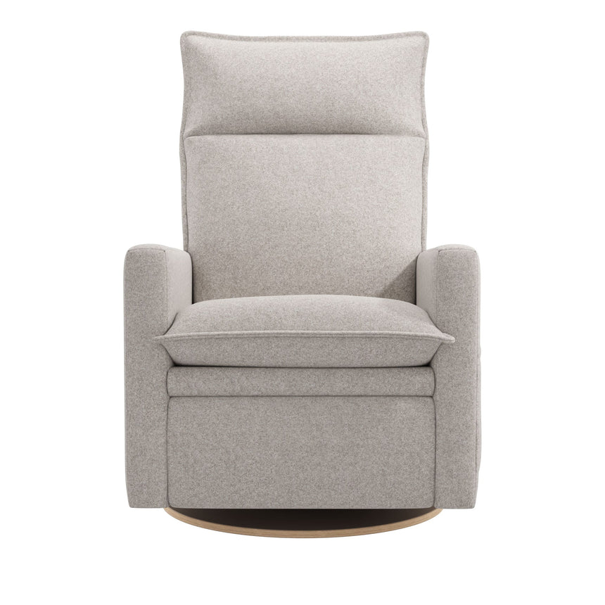 Fauteuil Berçant et Pivotant Arya - Arlo Pearl avec Mécanisme Électrique (Tissu résistant aux taches)-Jaymar BB-JAM-526-ARLO-601-CLÉMENT