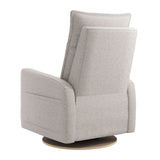 Fauteuil Berçant et Pivotant Arya - Arlo Pearl avec Mécanisme Électrique (Tissu résistant aux taches)-Jaymar BB-JAM-526-ARLO-601-CLÉMENT