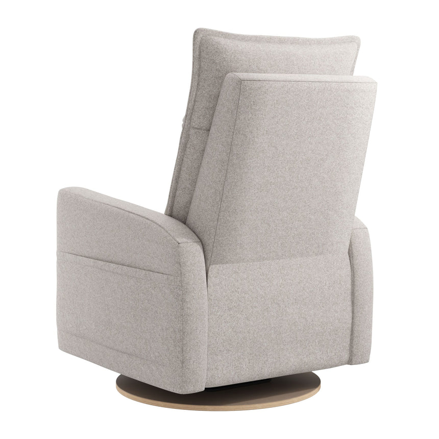 Fauteuil Berçant et Pivotant Arya - Arlo Pearl avec Mécanisme Électrique (Tissu résistant aux taches)-Jaymar BB-JAM-526-ARLO-601-CLÉMENT