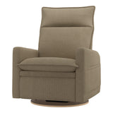 Grand Fauteuil Berçant et Pivotant Arya avec Mécanisme Électrique - Tissu Anti-tache Tessa Mocha-Jaymar BB-JAM-526-MOCHA606-CLÉMENT
