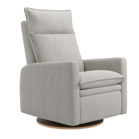 Fauteuil Berçant et Pivotant Arya - Nubia Silver avec Mécanisme Électrique-Jaymar BB-JAM-526-NUBIA-57-CLÉMENT