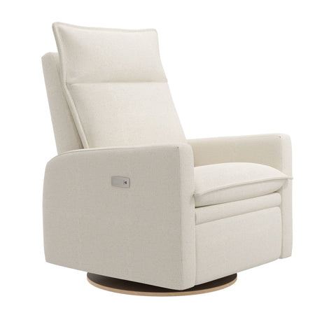 Grand Fauteuil Berçant et Pivotant Arya avec Mécanisme Électrique - Tissu Anti-tache Alta™ 10-Jaymar BB-JAM-526295ALTA10-CLÉMENT