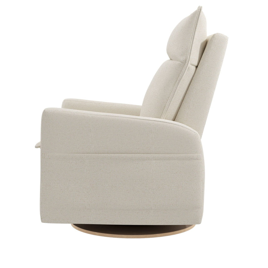 Grand Fauteuil Berçant et Pivotant Arya avec Mécanisme Électrique - Tissu Anti-tache Alta™ 10-Jaymar BB-JAM-526295ALTA10-CLÉMENT
