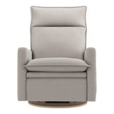 Grand Fauteuil Berçant et Pivotant Arya avec Mécanisme Électrique - Arlo Heather Pearl (Tissu résistant aux taches)-Jaymar BB-JAM-526295ARL601-CLÉMENT