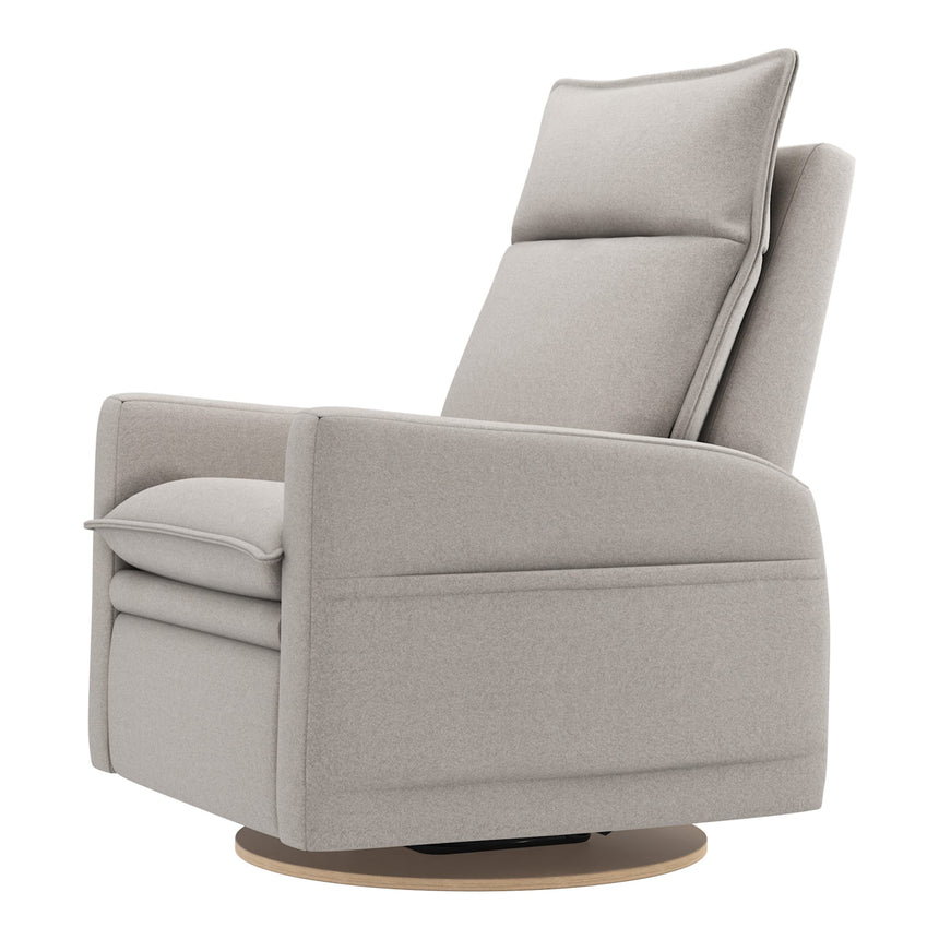 Grand Fauteuil Berçant et Pivotant Arya avec Mécanisme Électrique - Arlo Heather Pearl (Tissu résistant aux taches)-Jaymar BB-JAM-526295ARL601-CLÉMENT