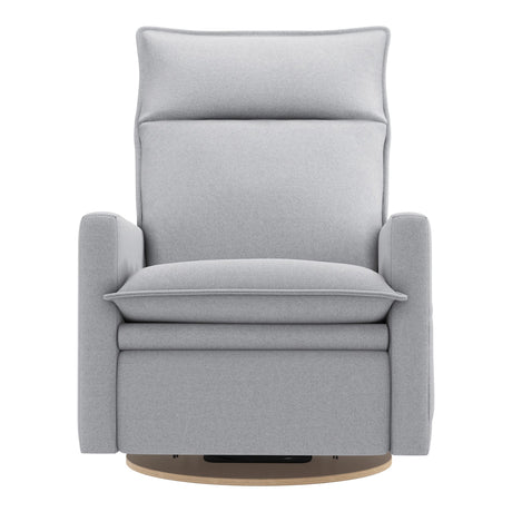 Grand Fauteuil Berçant et Pivotant Arya avec Mécanisme Électrique - Arlo Heather Silver (Tissu résistant aux taches)-Jaymar BB-JAM-526295ARLO57-CLÉMENT