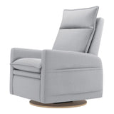 Grand Fauteuil Berçant et Pivotant Arya avec Mécanisme Électrique - Arlo Heather Silver (Tissu résistant aux taches)-Jaymar BB-JAM-526295ARLO57-CLÉMENT
