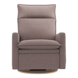 Grand Fauteuil Berçant et Pivotant Arya avec Mécanisme Électrique - Arlo Beige (Tissu résistant aux taches)-Jaymar BB-JAM-526295ARLO96-CLÉMENT