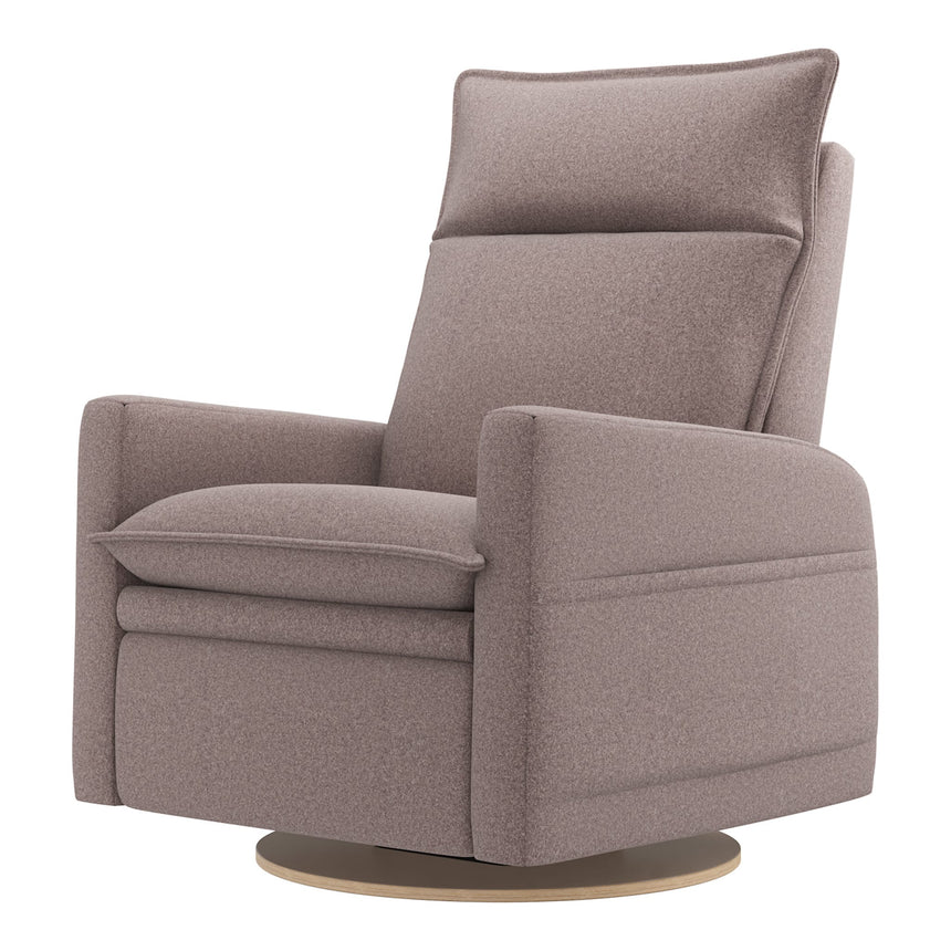 Grand Fauteuil Berçant et Pivotant Arya avec Mécanisme Électrique - Arlo Beige (Tissu résistant aux taches)-Jaymar BB-JAM-526295ARLO96-CLÉMENT