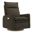 Grand Fauteuil Berçant et Pivotant Arya avec Mécanisme Électrique - Tissu Anti-tache Mojo Espresso-Jaymar BB-JAM-526295ESP006-CLÉMENT