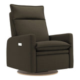 Grand Fauteuil Berçant et Pivotant Arya avec Mécanisme Électrique - Tissu Anti-tache Mojo Espresso-Jaymar BB-JAM-526295ESP006-CLÉMENT