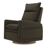 Grand Fauteuil Berçant et Pivotant Arya avec Mécanisme Électrique - Tissu Anti-tache Mojo Espresso-Jaymar BB-JAM-526295ESP006-CLÉMENT