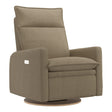 Grand Fauteuil Berçant et Pivotant Arya avec Mécanisme Électrique - Tissu Anti-tache Tessa Mocha-Jaymar BB-JAM-526295MOC606-CLÉMENT
