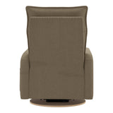 Grand Fauteuil Berçant et Pivotant Arya avec Mécanisme Électrique - Tissu Anti-tache Tessa Mocha-Jaymar BB-JAM-526295MOC606-CLÉMENT